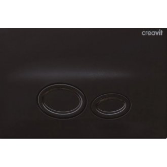 Клавиша смыва Creavit Drop GP2002.02 цвет чёрный глянец