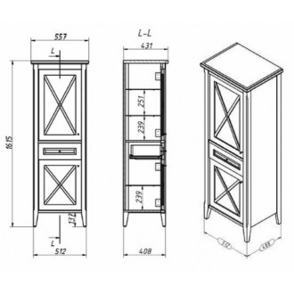 Пенал Creto Vetra 15-16056W