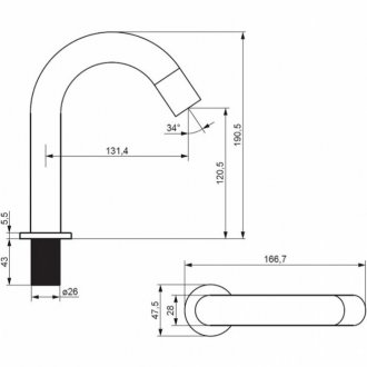 Смеситель для раковины Damixa Scandinavian Pure 360290300