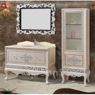 Мебель для ванной Tessoro Versailles Перламутр с серебром