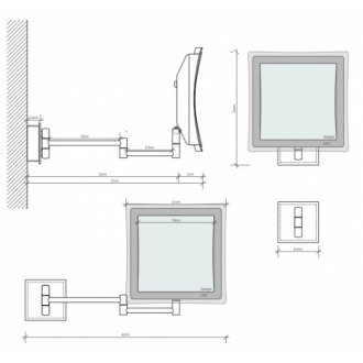 Косметическое зеркало Decor Walther BS 84 Touch