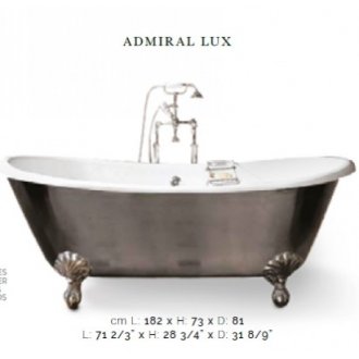 Ванна чугунная Devon&Devon Admiral Lux 182x81