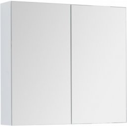 Зеркальный шкаф Dreja Premium 80 белый