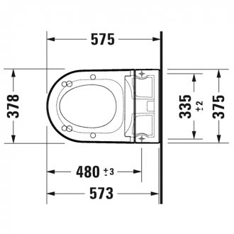 Инсталляция с унитазом Duravit Me by Starck 2510092000 и сиденьем SensoWash F Plus