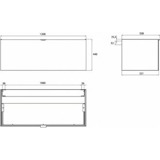 Мебель для ванной Emco Vanity units 120