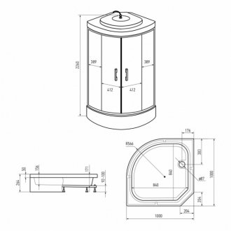 Душевая кабина Erlit ER351026-C4-RUS