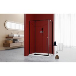 Душевой уголок Esbano Art ESA-119PS-B 110x90 черны...