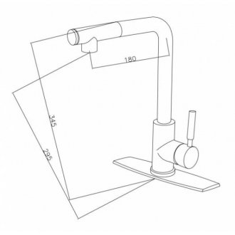 Смеситель для кухни Esko K12