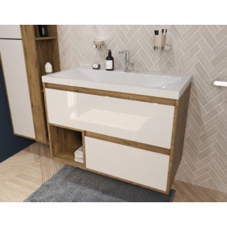 Мебель для ванной Эстет Monaco Wood 90