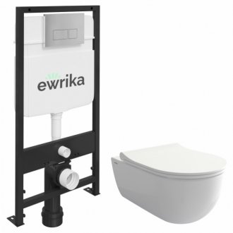 Комплект Ewrika ProLT 0026-2020 + Bocchi V-Tondo 1417-001-0129 + Ewrika 0041 хром глянцевый