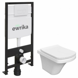 Комплект Ewrika ProLT 0026-2020 + Stworki Хальмстад SETK2804-0606-001-1-6000 + Ewrika 0042 белая глянцевая