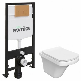 Комплект Ewrika ProLT 0026-2020 + Stworki Хальмстад SETK2804-0606-001-1-6000 + Ewrika 0043 золото матовое