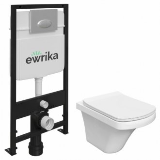 Комплект Ewrika ProLT 0026-2020 + Stworki Хальмстад SETK2804-0606-001-1-6000 + Ewrika 0051 хром глянцевый