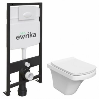 Комплект Ewrika ProLT 0026-2020 + Stworki Хальмстад SETK2804-0606-001-1-6000 + Ewrika 0052 белая глянцевая