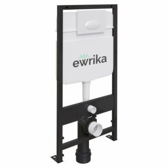 Система инсталляции Ewrika ProLT 0026-2020 с клавишей смыва 0052 белая
