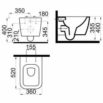 Комплект Ewrika ProLT 0026-2020 + Stworki Монтре SETK3204-2616 + Ewrika 0041 хром глянцевый