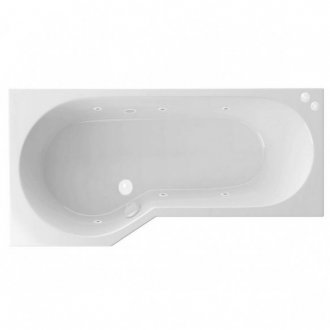 Ванна Excellent Be Spot Soft 160x80 белая левосторонняя