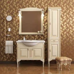 Мебель для ванной Ferrara Равелло 75 слоновая кост...