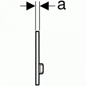 Клавиша смыва Geberit Sigma 50 115.788.SQ.2