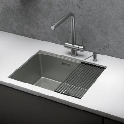 Мойка кухонная Granula Kitchen Space KS-6045U сталь матовая