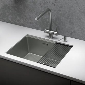 Мойка кухонная Granula Kitchen Space KS-6045U сталь матовая