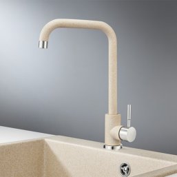 Смеситель для кухни Granula Standart ST-4033 бежев...