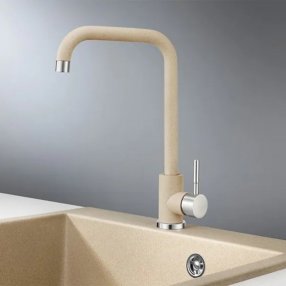 Смеситель для кухни Granula Standart ST-4033 песочный