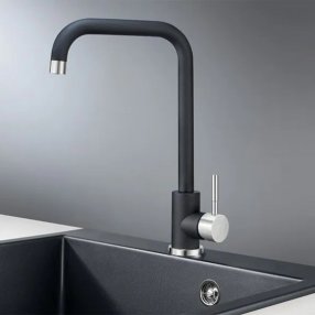 Смеситель для кухни Granula Standart ST-4033 шварц