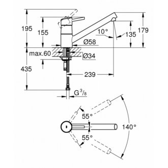 Смеситель для кухни Grohe Concetto New 32659001