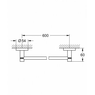 Полотенцедержатель Grohe Essentials New 40366001