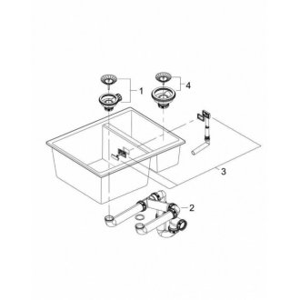 Мойка Grohe K500 31648AP0