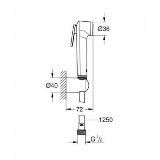 Гигиенический душ Grohe Tempesta-F 26356IL0