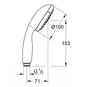 Ручной душ Grohe Tempesta 28419002