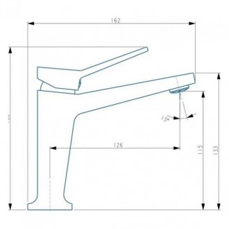 Смеситель для раковины Haiba HB10818-7 черный матовый