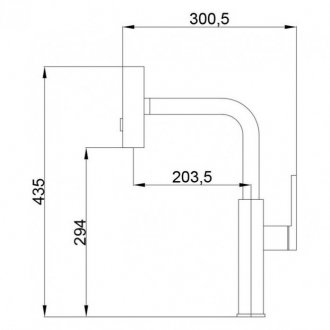 Смеситель для кухни Haiba HB73824-5 золото матовое