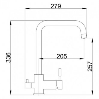 Смеситель для кухни Haiba HB76820-8 белый матовый