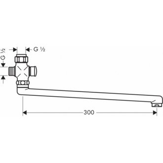 Излив Hansgrohe 14495000