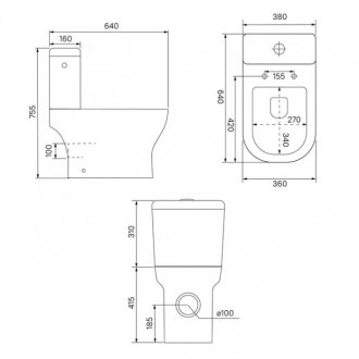 Унитаз Iddis Drum DRU2DSEi24