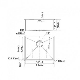 Мойка кухонная Iddis Edifice EDI54B0i77