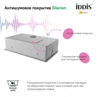 Мойка кухонная Iddis Edifice EDI74B0i77