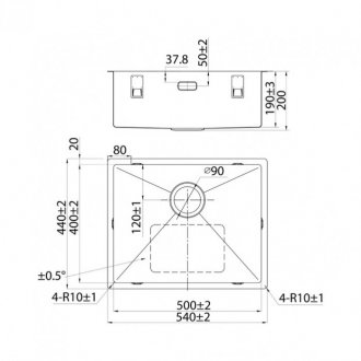 Мойка кухонная Iddis Edifice EDI54G0i77