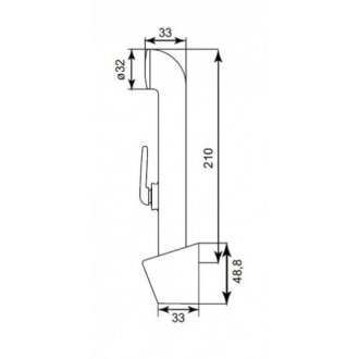 Гигиеническая лейка Iddis Optima Home 0201F15i20