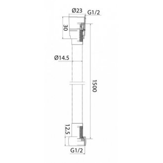 Шланг для душа Iddis Optima Home 04P15BLi19