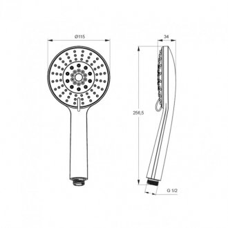 Ручной душ Iddis Optima Home 0605F00i19