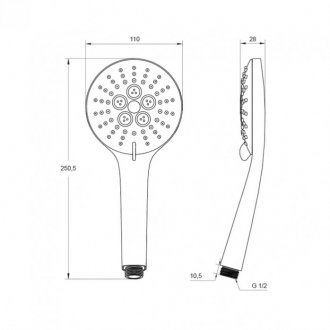 Ручной душ Iddis Optima Home 0703F00i18