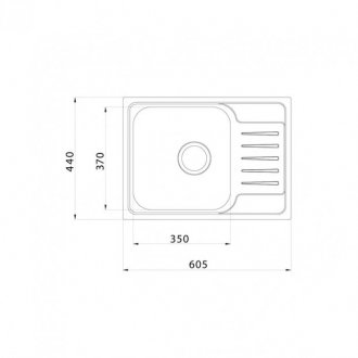 Мойка кухонная Iddis Sound SND60SDi77