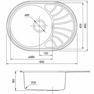 Мойка кухонная Iddis Suno SUN65SDi77