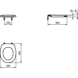 Сиденье Ideal Standard Contour 21 S405701