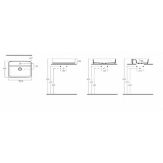 Раковина Isvea Infinity 10NF66055SV
