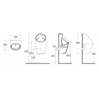 Писсуар Isvea Infinity 10NF92001